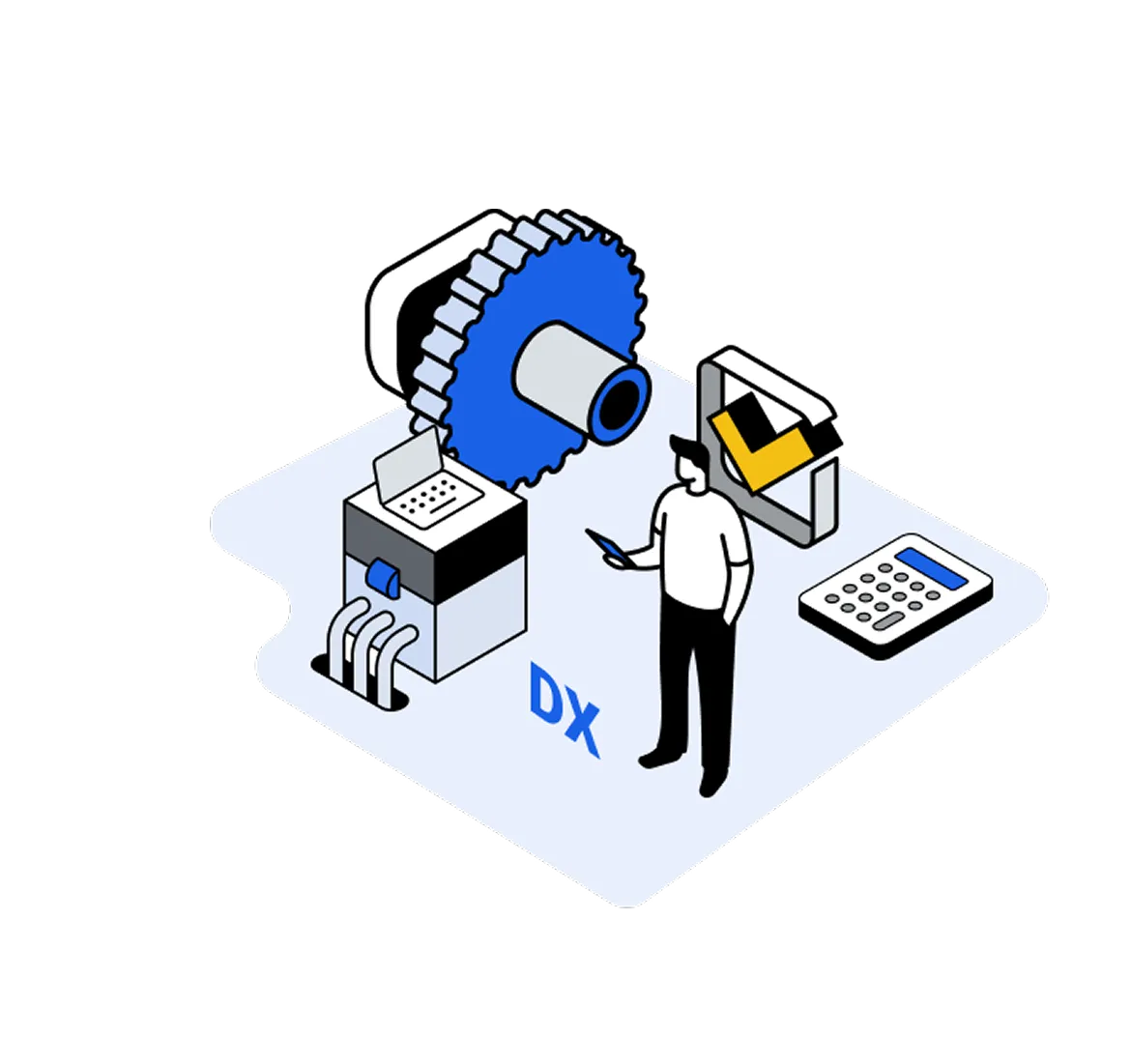 DXのイラスト画像